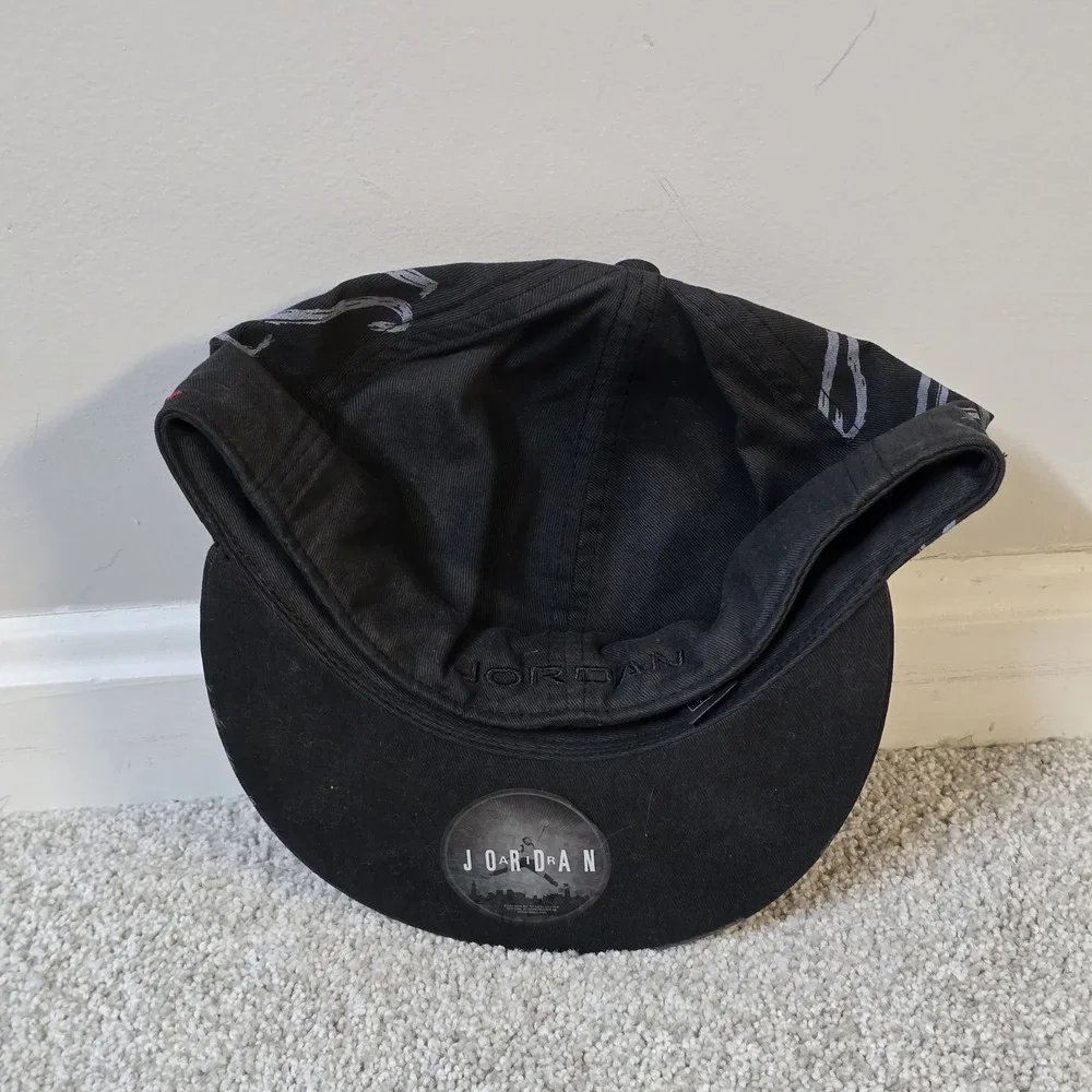 Air Jordan Hat Men 7 5/8 Black Its The Shoes Jumpman Fitted Cap‎